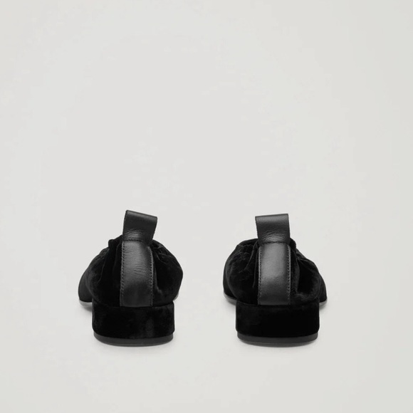 COS Black Velvet Women's Shoes - Picture 4 of 12